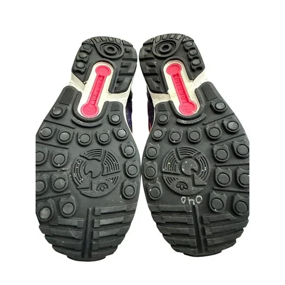 Adidas Torsion Womens Sneakers Navy/Pink Size 6 Athletic Running Shoes Geometric - Picture 5 of 16